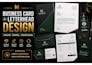do professional letterhead design or business card design
